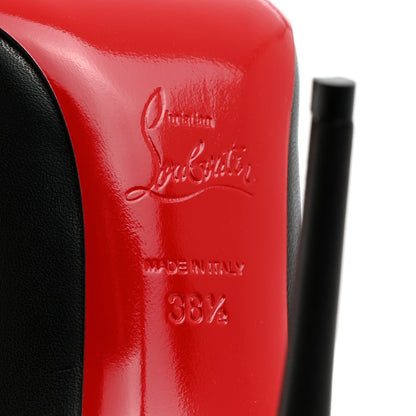 Christian Louboutin Shiny Nappa Pigalle Follies 100 Pumps 38.5 Black 7 of 8