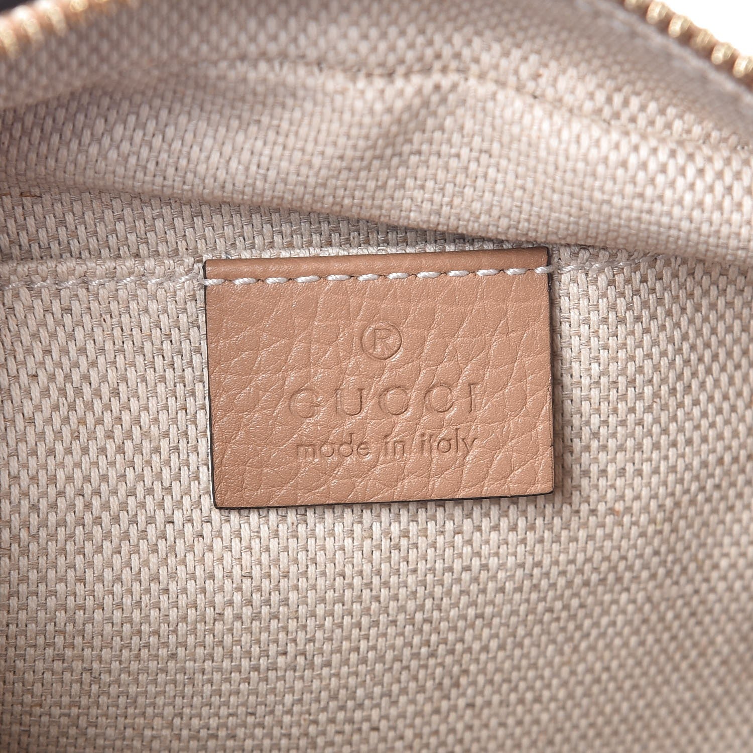 Gucci Pebbled Calfskin Small Soho Disco Bag Rose Beige 6 of 8