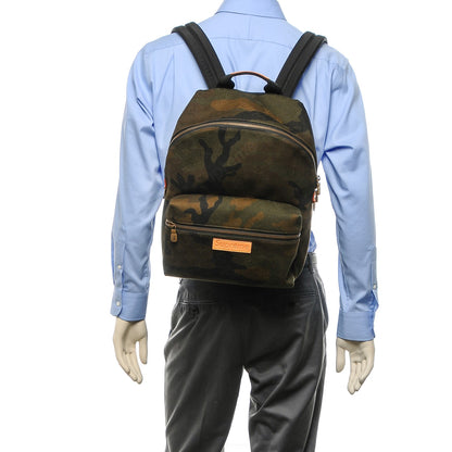 Louis Vuitton X SUPREME Canvas Camouflage Apollo Backpack 2 of 9