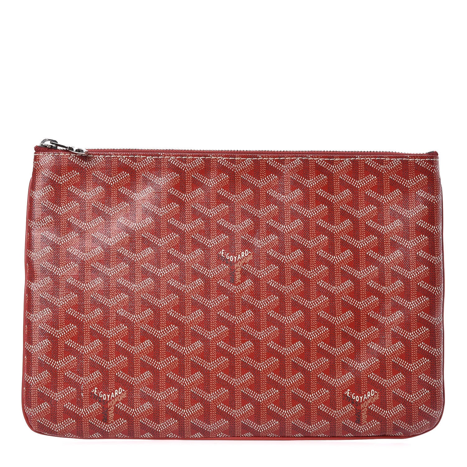 Goyard Goyardine Senat Pochette MM Red 1 of 11