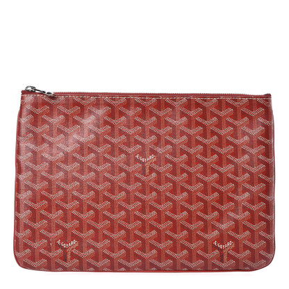 Goyard Goyardine Senat Pochette MM Red 1 of 11