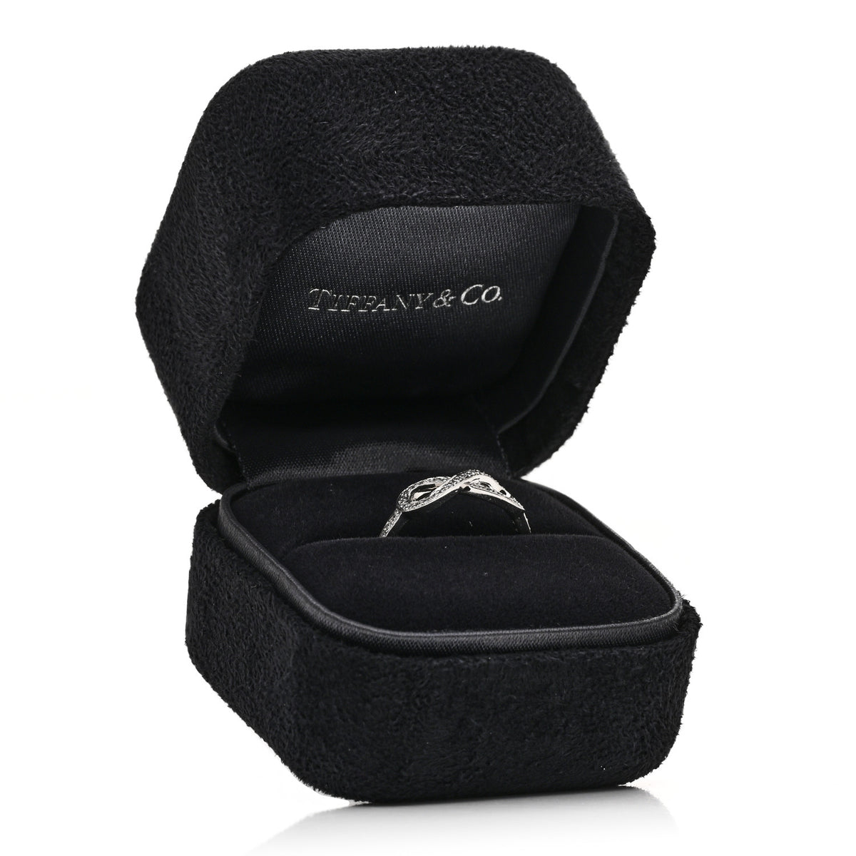 Platinum Diamond Infinity Ring 54 6.75