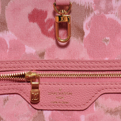 Louis Vuitton Monogram Articles de Voyage Ikat Neverfull MM Rose Velours 6 of 8
