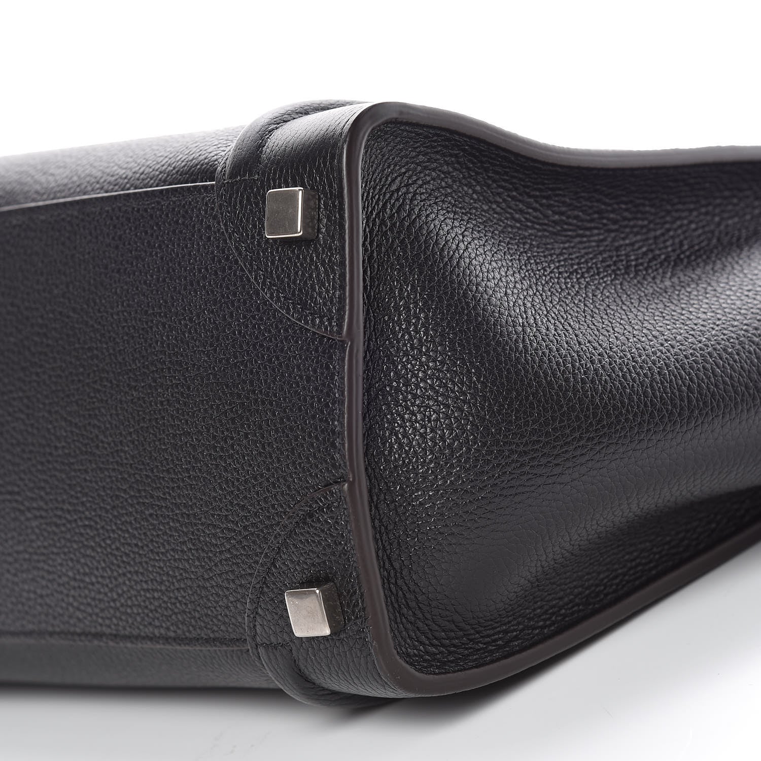 Celine Drummed Calfskin Micro Luggage Black 6 of 9