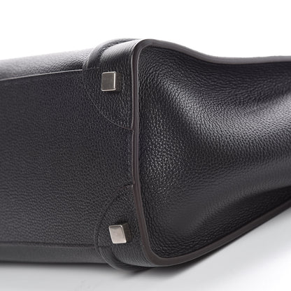 Celine Drummed Calfskin Micro Luggage Black 6 of 9