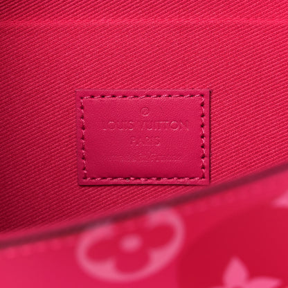 Louis Vuitton Vernis Valentine Pochette Felicie Chain Wallet Fuchsia 7 of 12