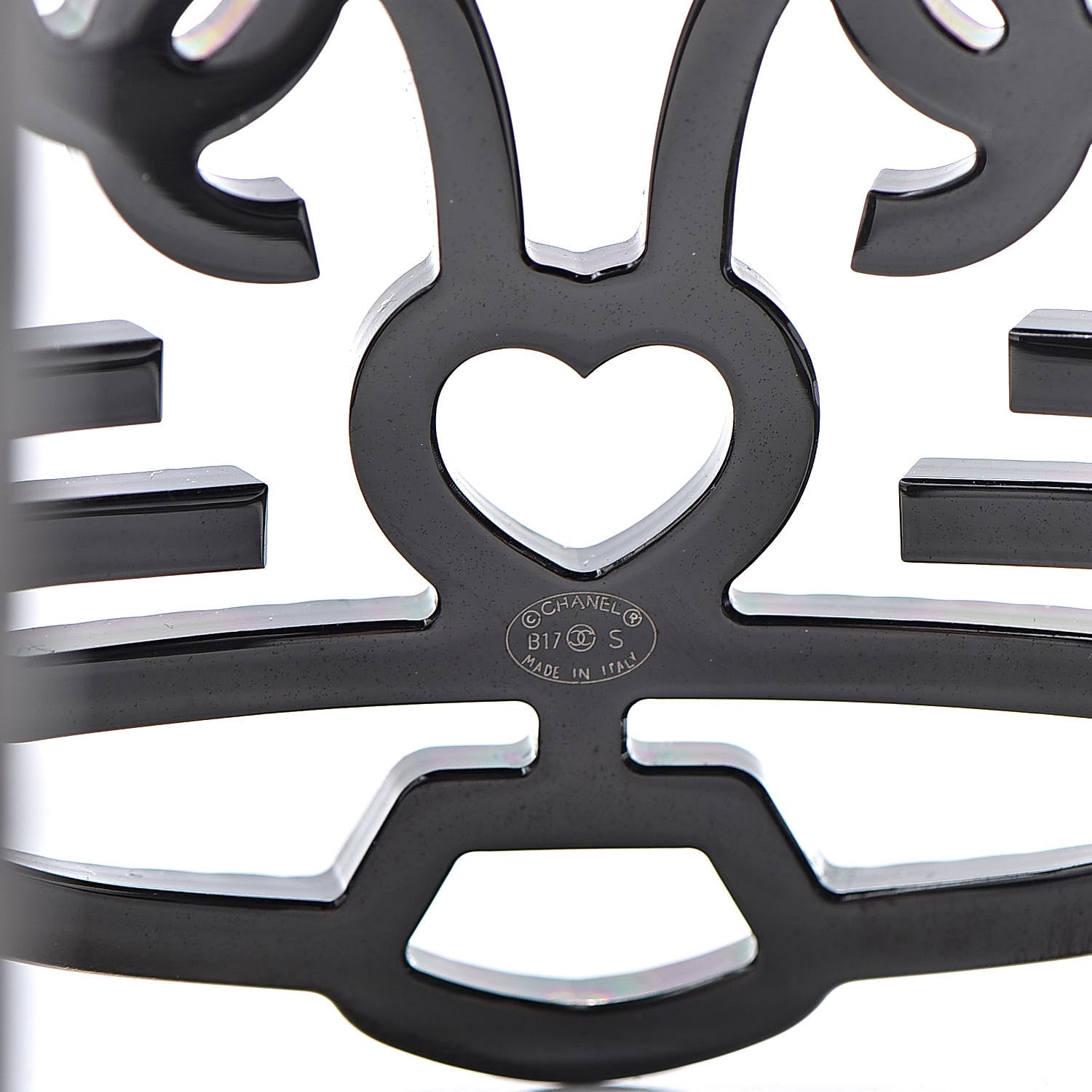 Chanel Strass Crystal CC Emoji Robot Cat Cuff 4 of 6