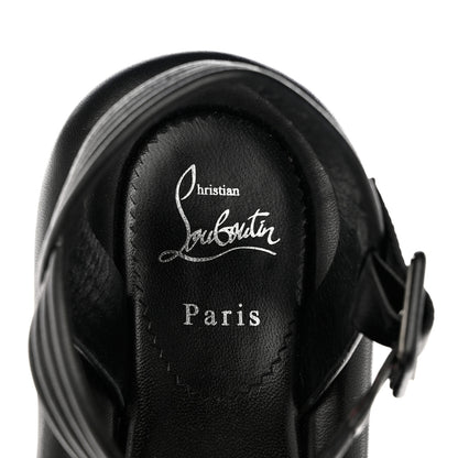 Christian Louboutin Nappa Manolasummer Sandals 36.5 Black 6 of 7