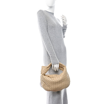 Bottega Veneta Nappa Intrecciato Teen Jodie Hobo Porridge 2 of 9