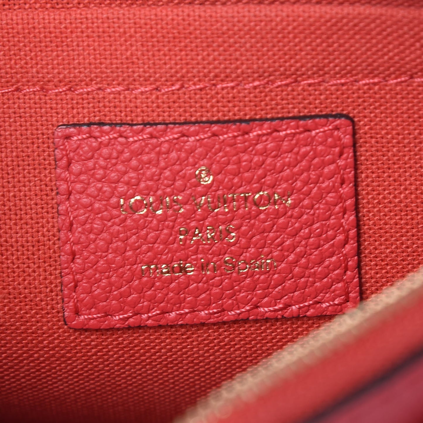 Monogram Pallas Clutch Cherry
