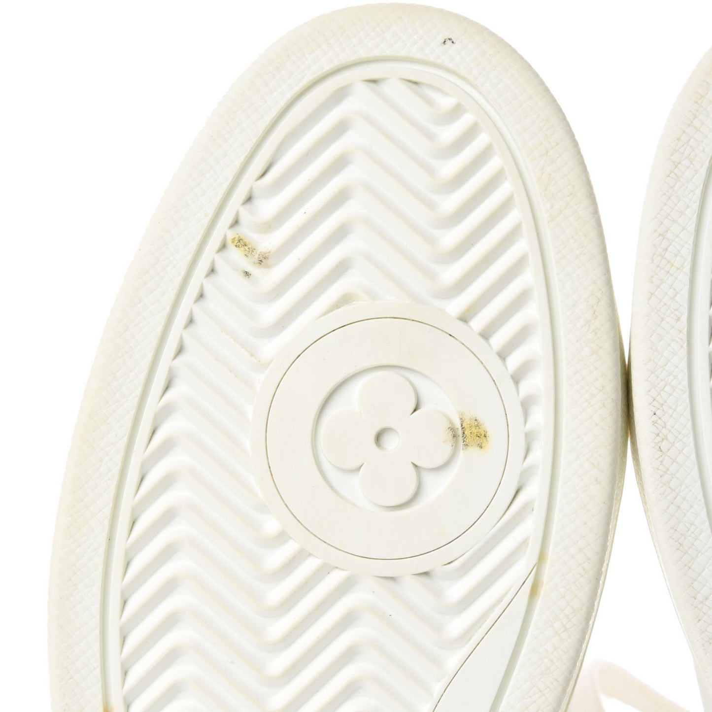 Calfskin Reverse Monogram Boombox High Top Sneakers 38 White