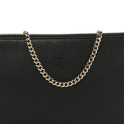 Christian Louboutin Toile Monogram Loubila Chain Hybrid Crossbody Black Black 7 of 9