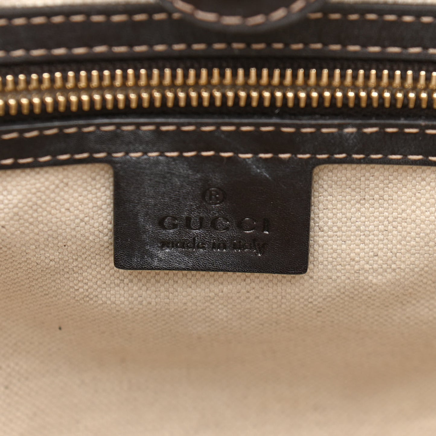 Monogram Web Medium Mayfair Tote Dark Brown