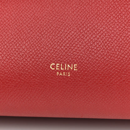 Celine Grained Calfskin Nano Belt Bag Ruby 6 of 9