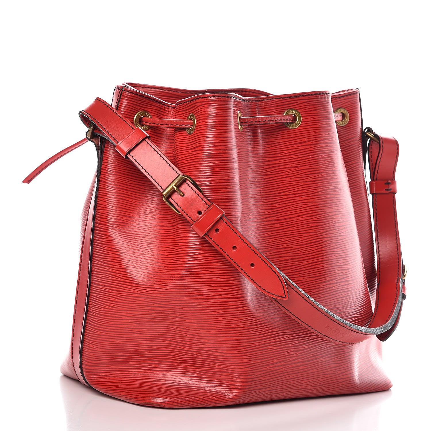 Louis Vuitton Epi Petit Noe Castillan Red 3 of 12
