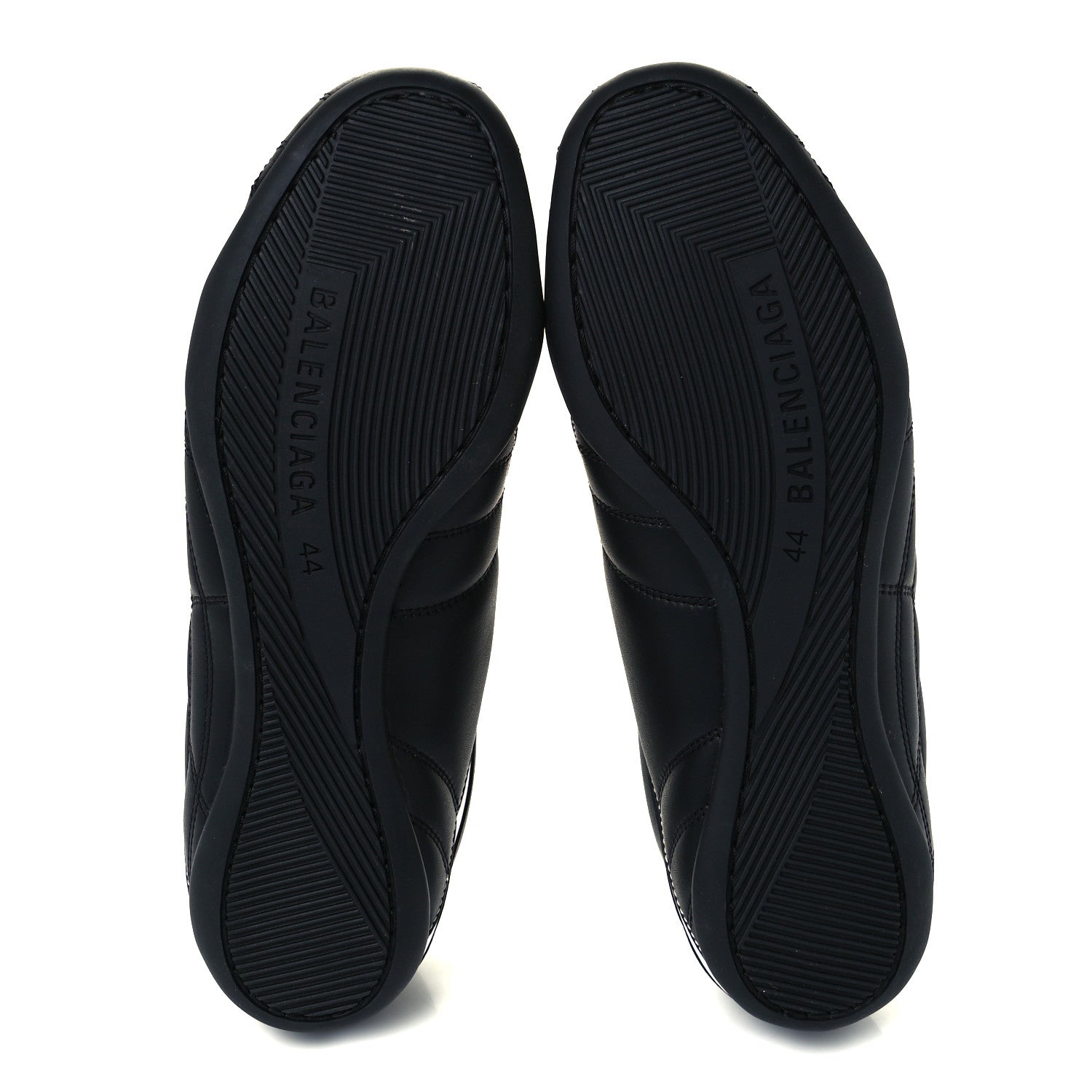 Balenciaga Polyurethane Mens Zen Sneakers 44 Black White 7 of 11