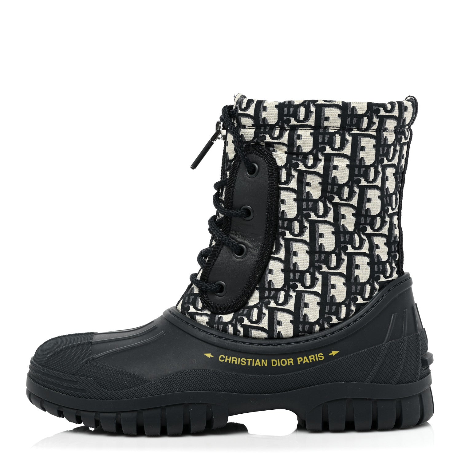 Christian Dior Oblique Nylon D-Venture Boots 36 Deep Blue 1 of 9