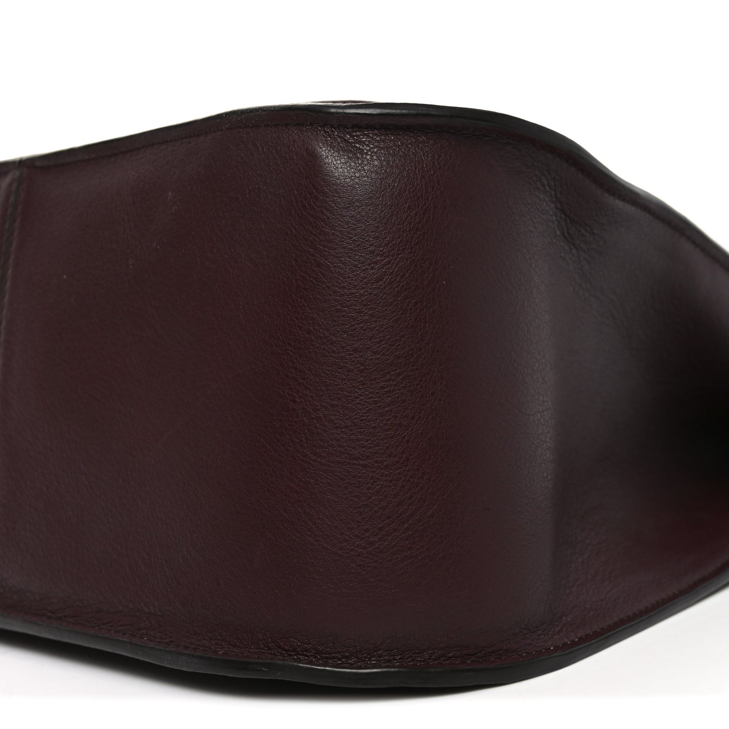 Silky Calfskin Amberley Hobo Burgundy
