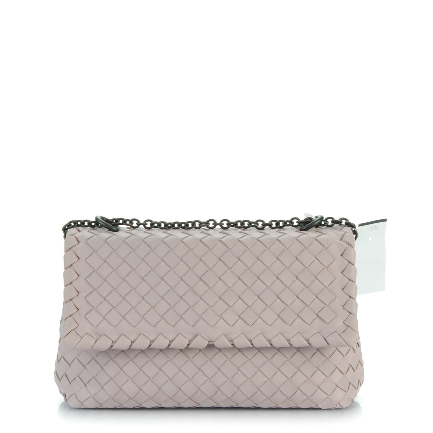 Nappa Intrecciato Baby Olimpia Shoulder Bag Rose Buvard
