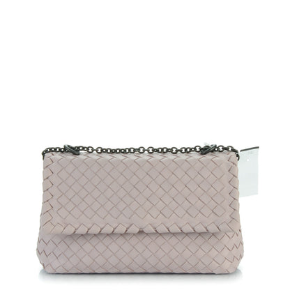 Bottega Veneta Nappa Intrecciato Baby Olimpia Shoulder Bag Rose Buvard 1 of 9