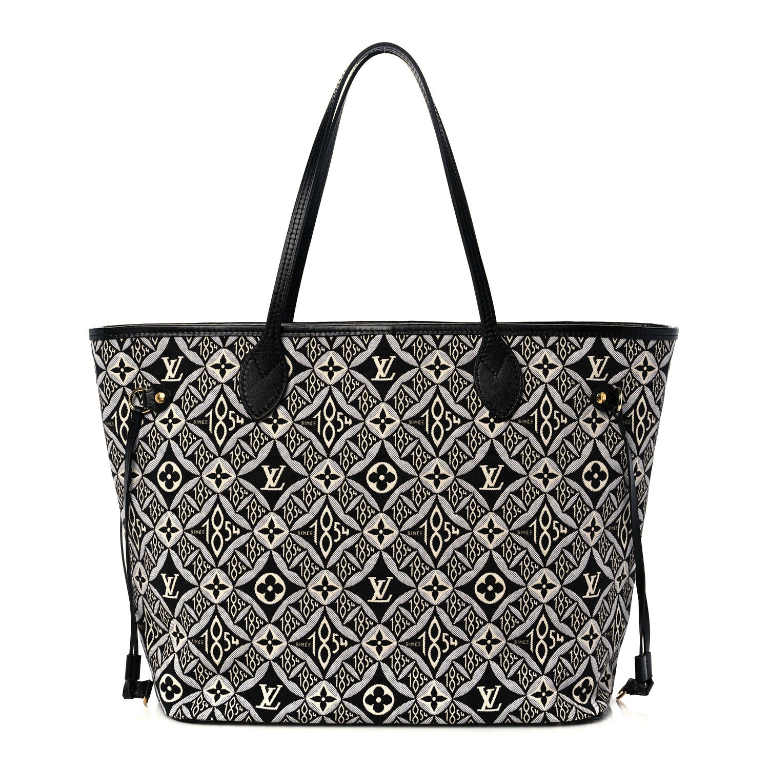 Louis Vuitton Jacquard Since 1854 Neverfull MM Grey 1 of 10