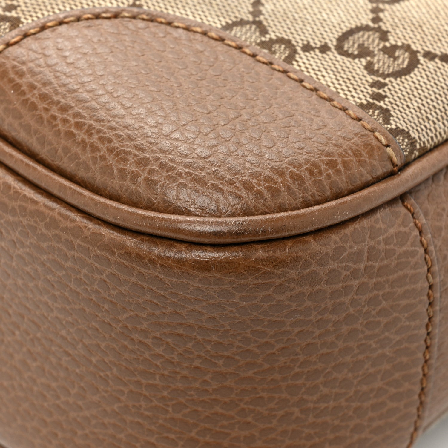 Gucci Monogram Mini Bree Messenger Bag Beige Tabacco 15 of 21