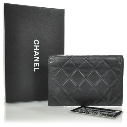 Chanel Calfskin Quilted Cambon Flap Wallet Black 2 of 9