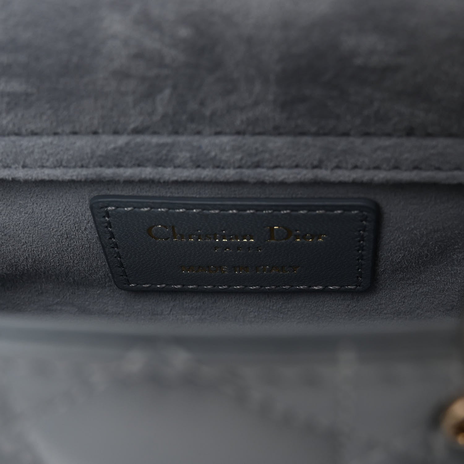 Christian Dior CHRISTIAN DIOR Lambskin Cannage Micro Lady D-Joy Cloud Blue 6 of 11