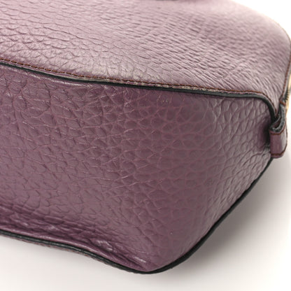 Burberry Heritage Grain Small Orchard Bowling Bag Purple 8 of 9