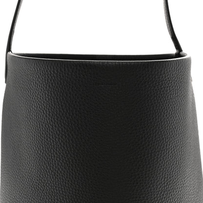 The Row Grained Calfskin Medium N/S Park Black 8 of 10
