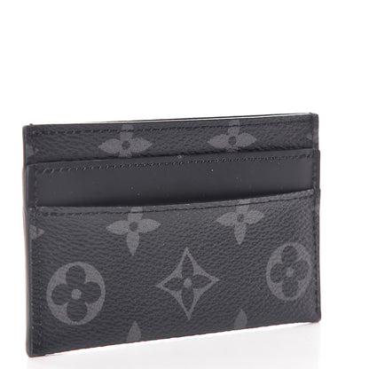Louis Vuitton Monogram Eclipse Porte-Cartes Double Card Holder 3 of 8