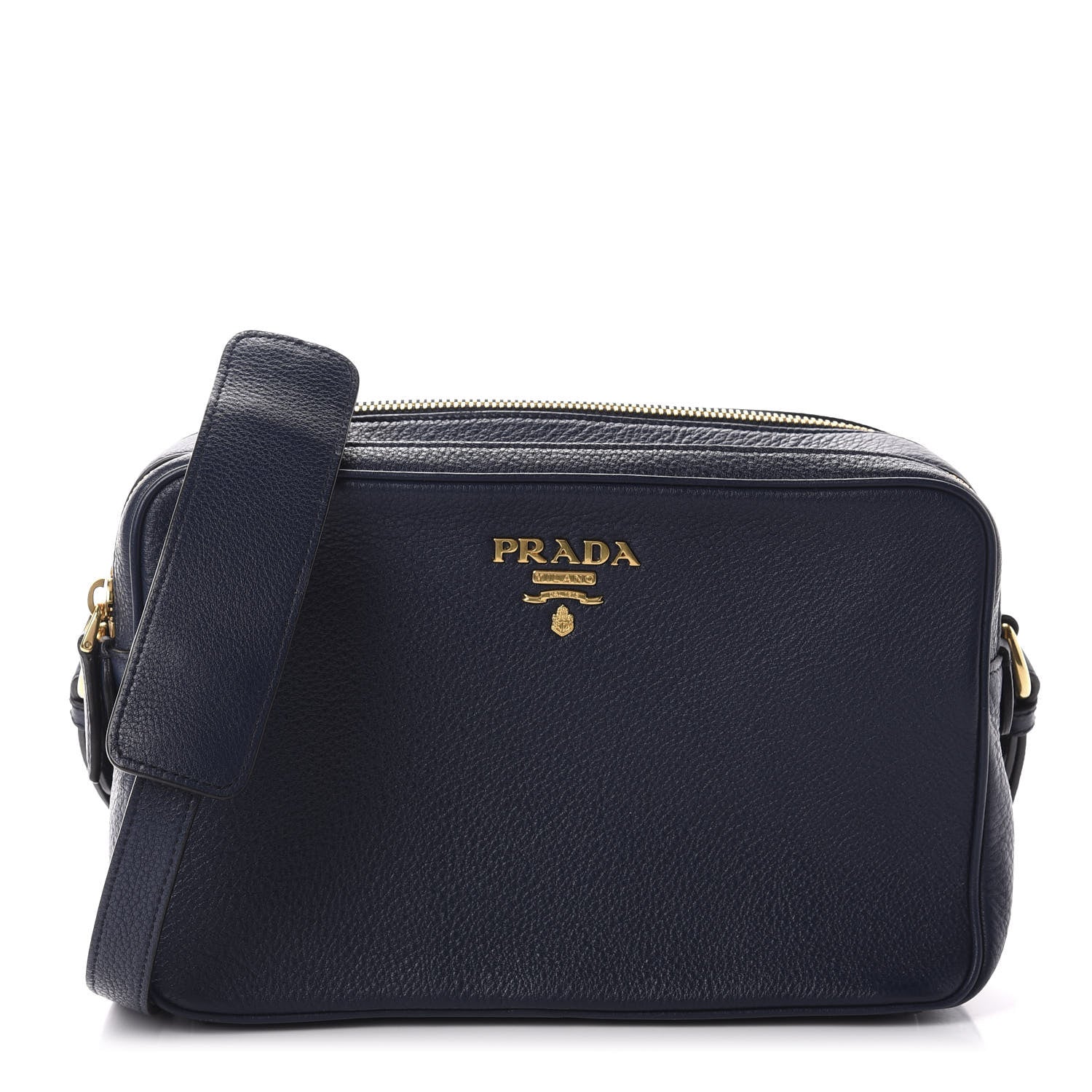 Prada Vitello Phenix Camera Bag Baltico 1 of 11