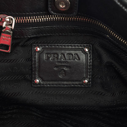 Prada Tessuto Nylon Nappa Shoulder Bag Nero Black 6 of 8