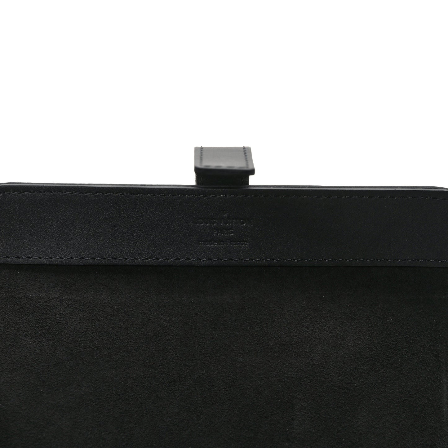 LOUIS VUITTON Monogram Taurillon Etui 3 Montres Watch Travel Case Black
