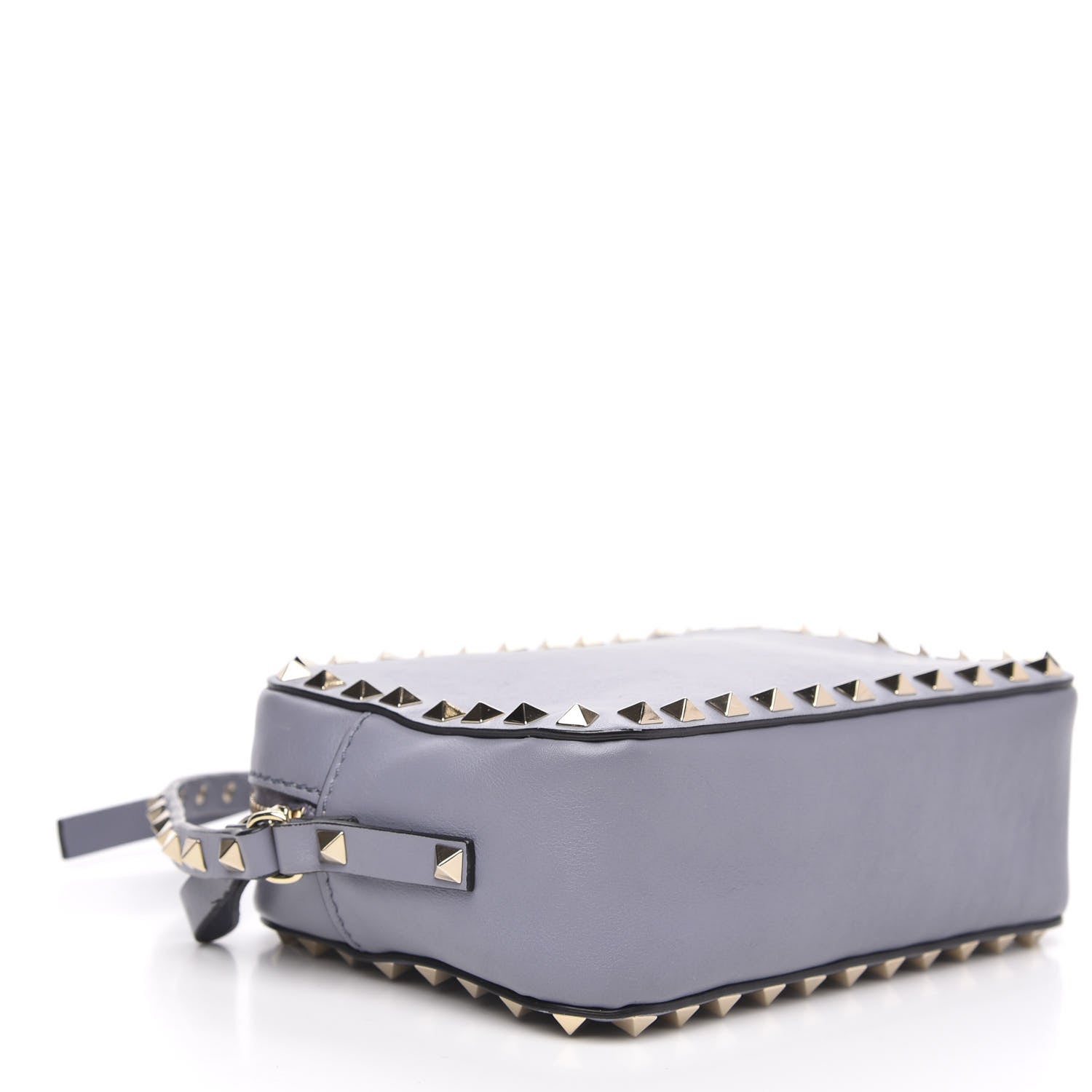 Valentino Garavani Calfskin Rockstud Camera Crossbody Bag London Stone 4 of 10