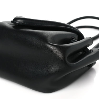 Bottega Veneta Lambskin Small Beak Triangle Flap Shoulder Bag Black 9 of 10