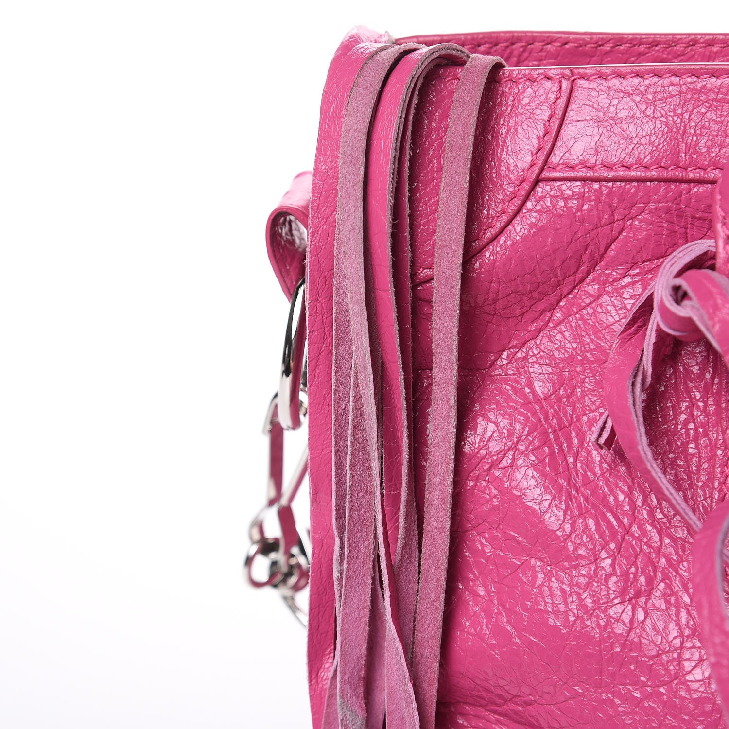 Balenciaga Agneau Classic Silver Hardware S City Rose Flamingo 13 of 15