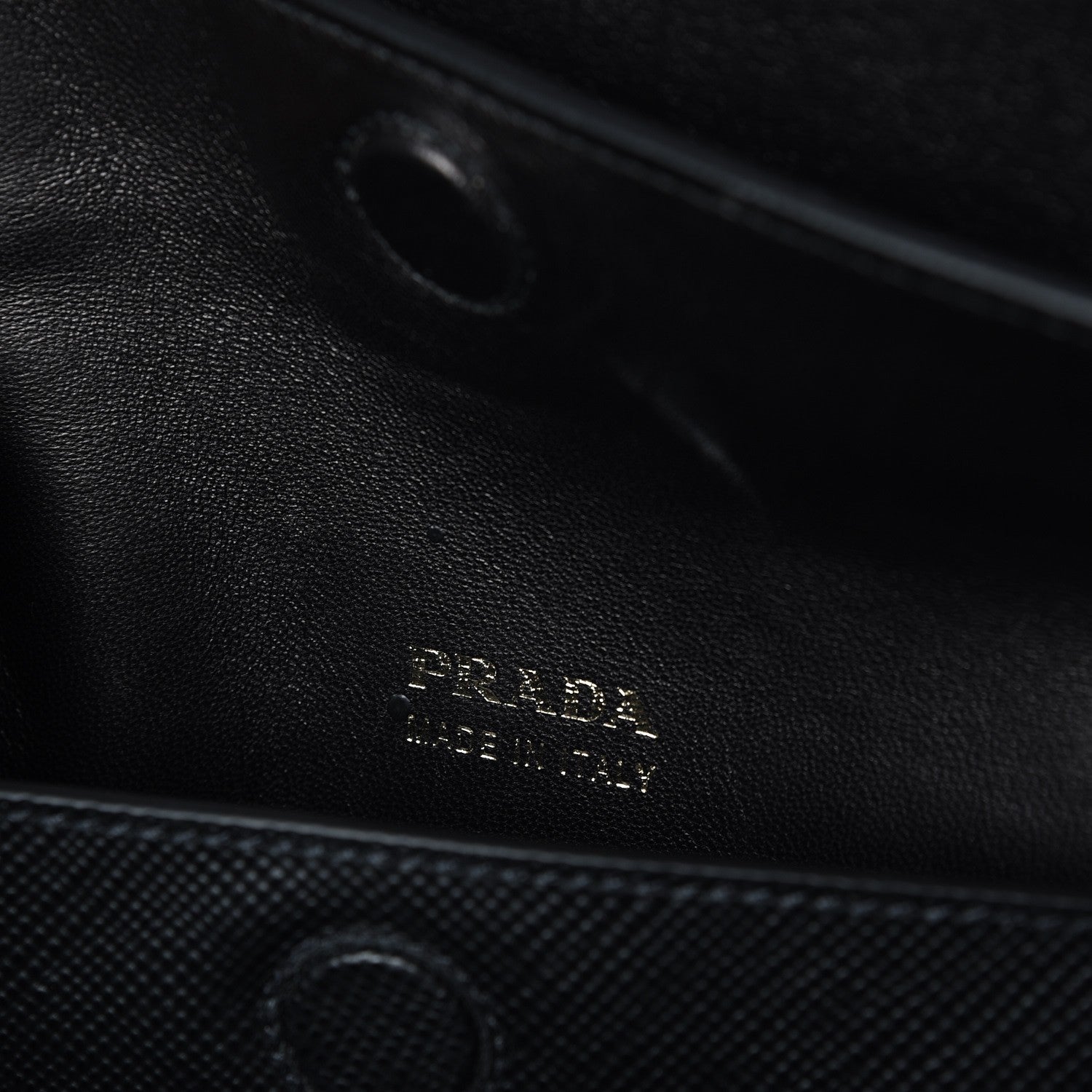 Prada Saffiano Cuir Buckle Tote Nero Black 7 of 7