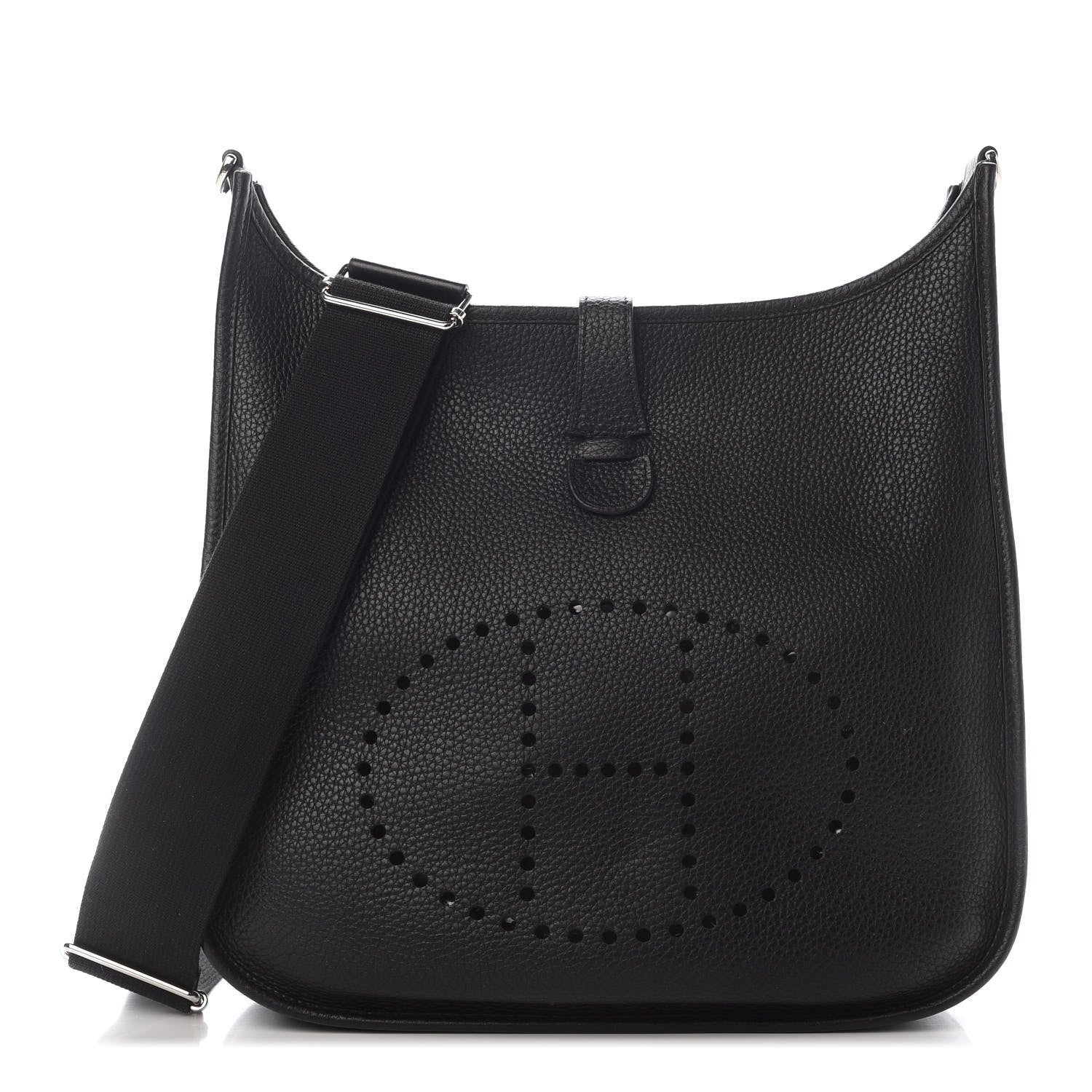 Hermes Taurillon Clemence Evelyne III GM Black 1 of 9