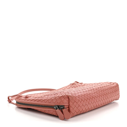 Bottega Veneta Nappa Intrecciato Large Nodini Crossbody Messenger Quarzo 4 of 14