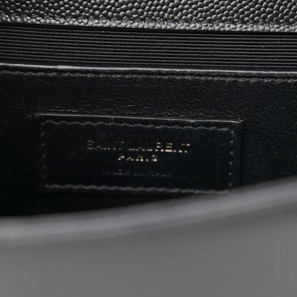 Saint Laurent Grain De Poudre Small Monogram Kate Satchel Black 5 of 12