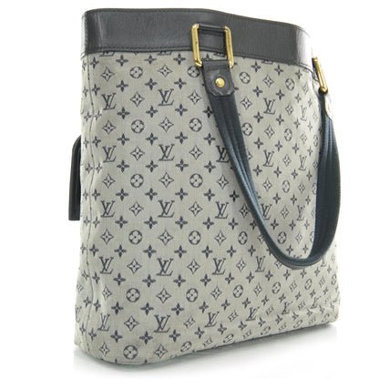 Louis Vuitton Mini Monogram Lucille GM Blue 3 of 9