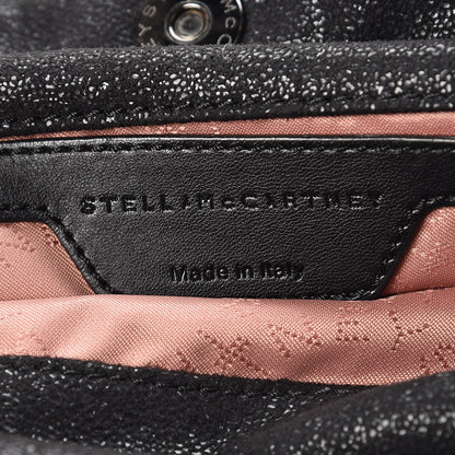 Stella McCartney Shaggy Deer Mini Falabella Fold Over Tote Black 6 of 6