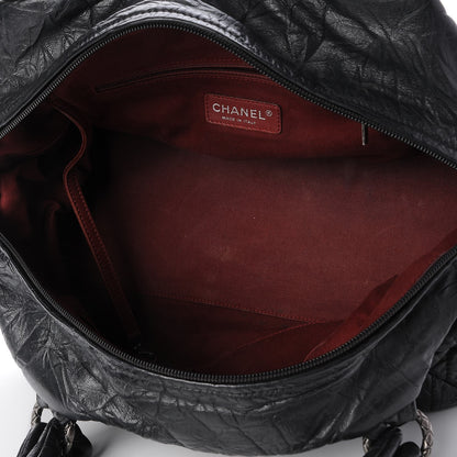 Chanel Aged Calfskin Coco Rider Bowling Bag Black 5 of 7