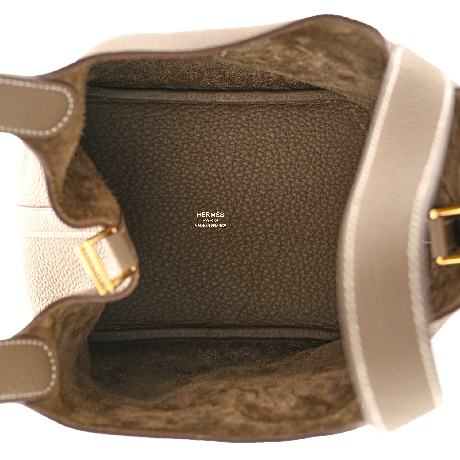 Hermes Taurillon Clemence Picotin Lock 18 PM Etoupe 5 of 10