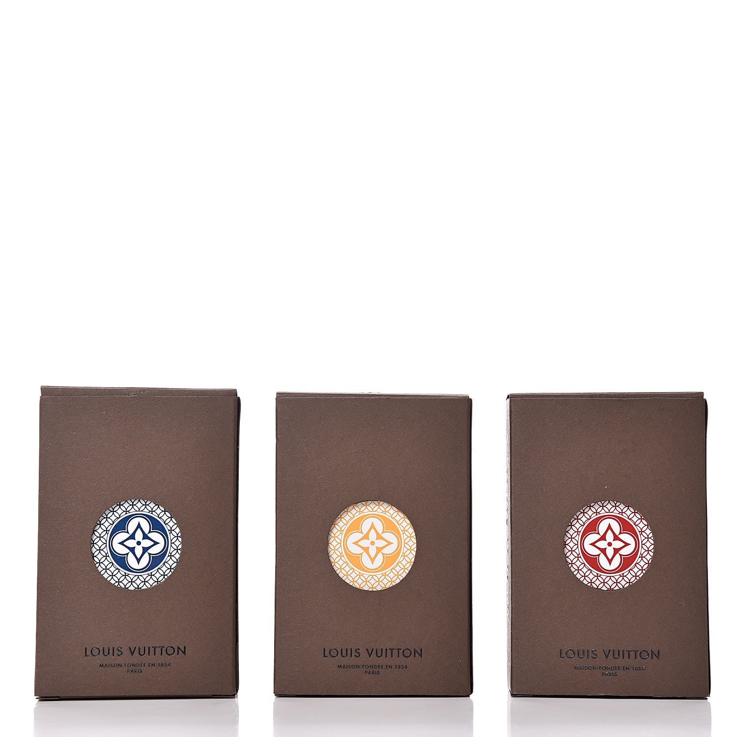 Louis Vuitton Monogram Fleur 3 Pack Playing Cards 1 of 8