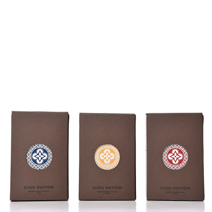 Louis Vuitton Monogram Fleur 3 Pack Playing Cards 1 of 8