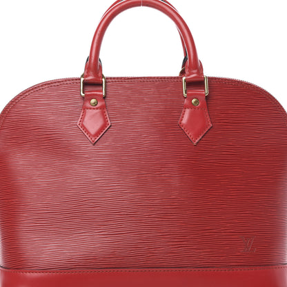 Louis Vuitton Epi Alma PM Castillan Red 8 of 20