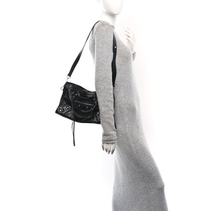 Balenciaga Agneau Arena Silver Hardware Small Le City Black 2 of 11