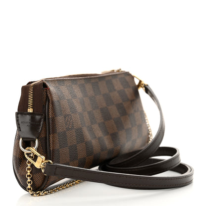 Louis Vuitton Damier Ebene Eva Clutch 3 of 13